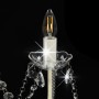 Chandelier with beads white 8 E14 bulbs by vidaXL, chandeliers - Ref: Foro24-281604, Price: 190,28 €, Discount: %