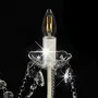 Chandelier with beads white 8 E14 bulbs by vidaXL, chandeliers - Ref: Foro24-281604, Price: 176,73 €, Discount: %