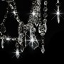 Chandelier with beads white 8 E14 bulbs by vidaXL, chandeliers - Ref: Foro24-281604, Price: 190,28 €, Discount: %