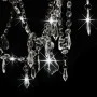 Chandelier with beads white 8 E14 bulbs by vidaXL, chandeliers - Ref: Foro24-281604, Price: 176,73 €, Discount: %