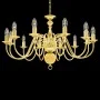 Golden chandelier with 12 E14 bulbs by vidaXL, chandeliers - Ref: Foro24-281623, Price: 168,72 €, Discount: %