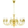 Golden chandelier with 12 E14 bulbs by vidaXL, chandeliers - Ref: Foro24-281623, Price: 168,72 €, Discount: %