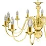 Golden chandelier with 12 E14 bulbs by vidaXL, chandeliers - Ref: Foro24-281623, Price: 168,72 €, Discount: %