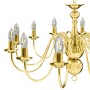 Goldener Kronleuchter mit 12 E14-Glühbirnen von vidaXL, Kronleuchter - Ref: Foro24-281623, Preis: 172,20 €, Rabatt: %