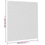 Magnetic mosquito net for windows white 130x150 cm by vidaXL, Mosquito nets for windows - Ref: Foro24-153855, Price: 31,59 €,...