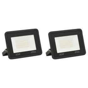 Focos LED 30 W 2 unidades blanco cálido