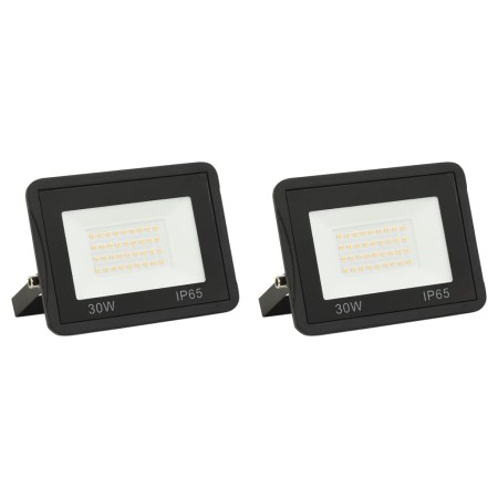 LED-Strahler 30 W 2 Stück warmweiß von vidaXL, Strahler und Reflektoren - Ref: Foro24-149610, Preis: 27,03 €, Rabatt: %