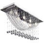 Ceiling lamp with glass tears 8 x G9 29 cm by vidaXL, ceiling lights - Ref: Foro24-241391, Price: 152,99 €, Discount: %