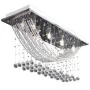 Ceiling lamp with glass tears 8 x G9 29 cm by vidaXL, ceiling lights - Ref: Foro24-241391, Price: 150,65 €, Discount: %