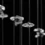 Ceiling lamp with glass tears 8 x G9 29 cm by vidaXL, ceiling lights - Ref: Foro24-241391, Price: 150,65 €, Discount: %