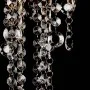White hanging metal lamp with crystal decorations by vidaXL, chandeliers - Ref: Foro24-241382, Price: 35,49 €, Discount: %