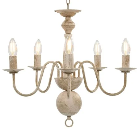 Antique white chandelier 5 x E14 bulbs by vidaXL, chandeliers - Ref: Foro24-281614, Price: 76,00 €, Discount: %