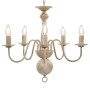 Antique white chandelier 5 x E14 bulbs by vidaXL, chandeliers - Ref: Foro24-281614, Price: 72,65 €, Discount: %