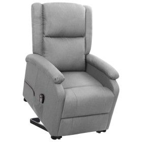 Liftable light gray fabric armchair by vidaXL, Armchairs - Ref: Foro24-329699, Price: 352,32 €, Discount: %
