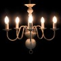 Antique white chandelier 5 x E14 bulbs by vidaXL, chandeliers - Ref: Foro24-281614, Price: 72,65 €, Discount: %