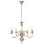 Antiker weißer Kronleuchter mit 5 x E14-Glühbirnen von vidaXL, Kronleuchter - Ref: Foro24-281614, Preis: 72,65 €, Rabatt: %