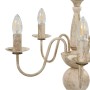 Antique white chandelier 5 x E14 bulbs by vidaXL, chandeliers - Ref: Foro24-281614, Price: 72,65 €, Discount: %