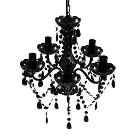 Crystal chandelier 5 bulbs black by vidaXL, chandeliers - Ref: Foro24-240308, Price: 58,50 €, Discount: %