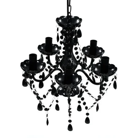 Kristallkronleuchter 5 Glühbirnen schwarz von vidaXL, Kronleuchter - Ref: Foro24-240308, Preis: 58,50 €, Rabatt: %