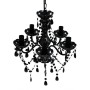 Kristallkronleuchter 5 Glühbirnen schwarz von vidaXL, Kronleuchter - Ref: Foro24-240308, Preis: 59,74 €, Rabatt: %