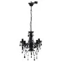 Kristallkronleuchter 5 Glühbirnen schwarz von vidaXL, Kronleuchter - Ref: Foro24-240308, Preis: 58,50 €, Rabatt: %