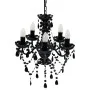 Kristallkronleuchter 5 Glühbirnen schwarz von vidaXL, Kronleuchter - Ref: Foro24-240308, Preis: 58,50 €, Rabatt: %