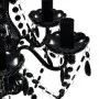Crystal chandelier 5 bulbs black by vidaXL, chandeliers - Ref: Foro24-240308, Price: 58,50 €, Discount: %