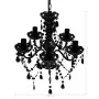 Crystal chandelier 5 bulbs black by vidaXL, chandeliers - Ref: Foro24-240308, Price: 58,50 €, Discount: %