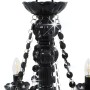 Lámpara de araña con cuentas negra con 8 bombillas E14 de vidaXL, Lámparas de araña - Ref: Foro24-281605, Precio: 177,72 €, D...