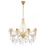Kronleuchter mit goldenen Perlen, 8 E14-Glühbirnen von vidaXL, Kronleuchter - Ref: Foro24-281607, Preis: 190,51 €, Rabatt: %