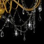 Chandelier with golden beads 8 E14 bulbs by vidaXL, chandeliers - Ref: Foro24-281607, Price: 189,41 €, Discount: %