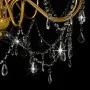 Chandelier with golden beads 8 E14 bulbs by vidaXL, chandeliers - Ref: Foro24-281607, Price: 195,20 €, Discount: %