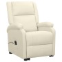 Sillón elevable tela crema de vidaXL, Sillones - Ref: Foro24-329708, Precio: 352,86 €, Descuento: %