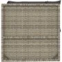 4-teiliges Gartenmöbel-Set und graue synthetische Rattankissen von vidaXL, Gartensets - Ref: Foro24-319611, Preis: 360,30 €, ...