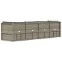 4-teiliges Gartenmöbel-Set und graue synthetische Rattankissen von vidaXL, Gartensets - Ref: Foro24-319611, Preis: 360,30 €, ...