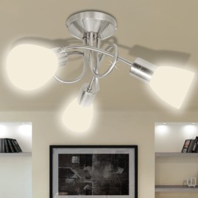 Ceiling lamp with glass shades for 3 E14 bulbs by vidaXL, ceiling lights - Ref: Foro24-240983, Price: 33,23 €, Discount: %