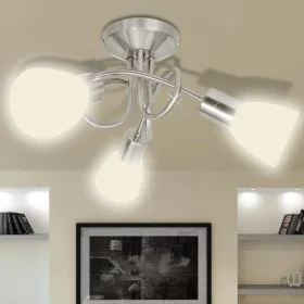 Ceiling lamp with glass shades for 3 E14 bulbs by vidaXL, ceiling lights - Ref: Foro24-240983, Price: 32,59 €, Discount: %