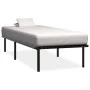 Schwarzer Metallbettrahmen 90x200 cm von vidaXL, Betten und Lattenroste - Ref: Foro24-284678, Preis: 99,43 €, Rabatt: %