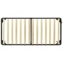Estructura de cama de metal negro 90x200 cm de vidaXL, Camas y somieres - Ref: Foro24-284678, Precio: 89,78 €, Descuento: %