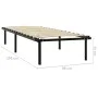 Estructura de cama de metal negro 90x200 cm de vidaXL, Camas y somieres - Ref: Foro24-284678, Precio: 99,43 €, Descuento: %