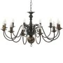 Antique black chandelier 12 E14 bulbs by vidaXL, chandeliers - Ref: Foro24-281621, Price: 162,50 €, Discount: %