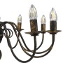 Antiker schwarzer Kronleuchter mit 12 E14-Glühbirnen von vidaXL, Kronleuchter - Ref: Foro24-281621, Preis: 150,86 €, Rabatt: %
