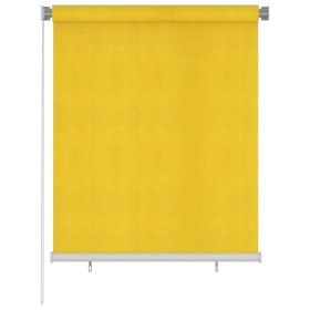Persiana enrollable de exterior 120x140 cm amarillo