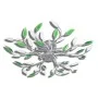 Ceiling lamp in the shape of a leaf made of glass with 5 E14 green and white bulbs. by vidaXL, ceiling lights - Ref: Foro24-2...