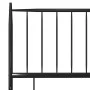 Schwarzer Metallbettrahmen 90x200 cm von vidaXL, Betten und Lattenroste - Ref: Foro24-325009, Preis: 113,45 €, Rabatt: %