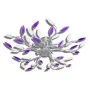 Lámpara de techo brazos de cristal forma hoja 5 bombillas E14 by vidaXL, ceiling lights - Ref: Foro24-241477, Price: 47,35 €,...