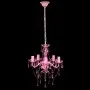 Kristall Kronleuchter 5 Glühbirnen rosa von vidaXL, Kronleuchter - Ref: Foro24-240310, Preis: 58,14 €, Rabatt: %