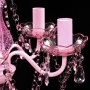 Kristall Kronleuchter 5 Glühbirnen rosa von vidaXL, Kronleuchter - Ref: Foro24-240310, Preis: 58,14 €, Rabatt: %