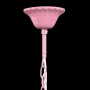 Crystal chandelier lamp with 5 pink light bulbs by vidaXL, chandeliers - Ref: Foro24-240310, Price: 59,23 €, Discount: %