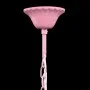 Crystal chandelier lamp with 5 pink light bulbs by vidaXL, chandeliers - Ref: Foro24-240310, Price: 58,14 €, Discount: %